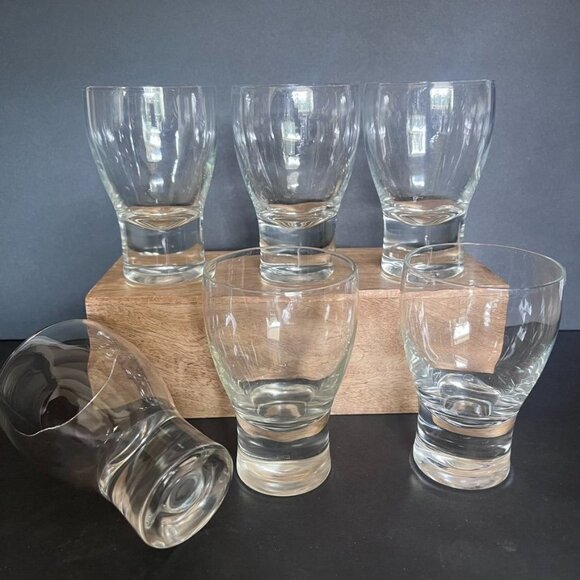 Luigi Bormioli Chopin On The Rocks Glasses Set Of 6 Italy Discontinued HTF - Picture 3 of 7